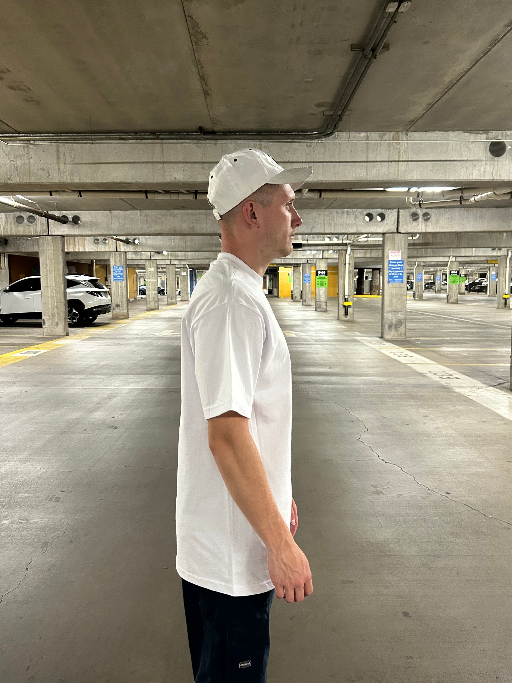 Polar Weight – Heavyweight Oversized White T-Shirt by Shaka Wear | Creator Rack Blanks