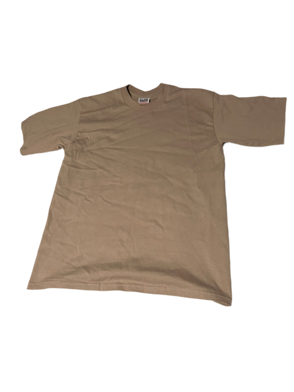 Sand Weight – Heavyweight Beige T-Shirt by Pro Club | Creator Rack Blanks