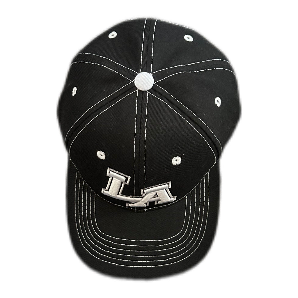 Black LA Embroidered Cap – Velcro Strap