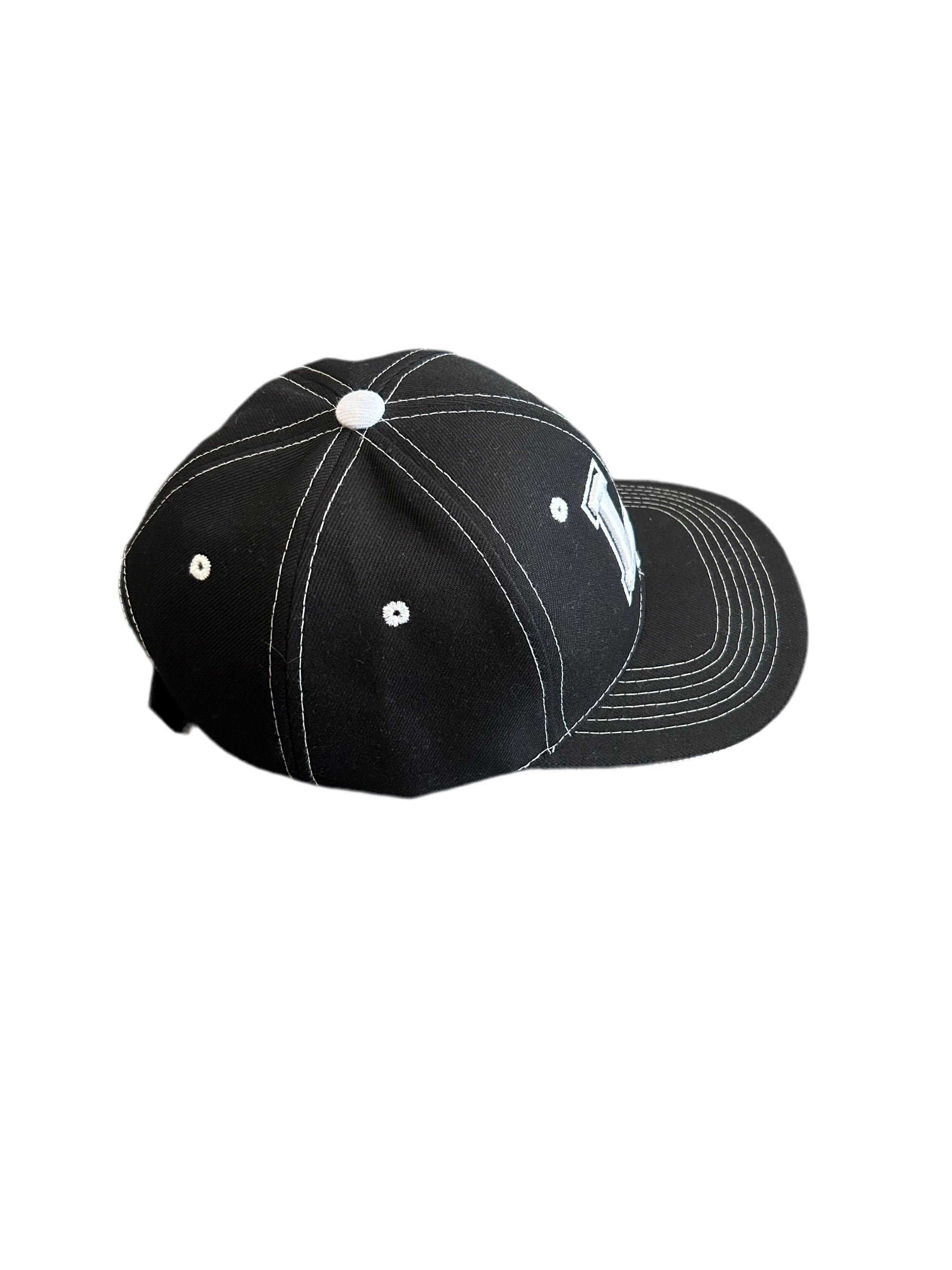 Black LA Embroidered Cap – Velcro Strap