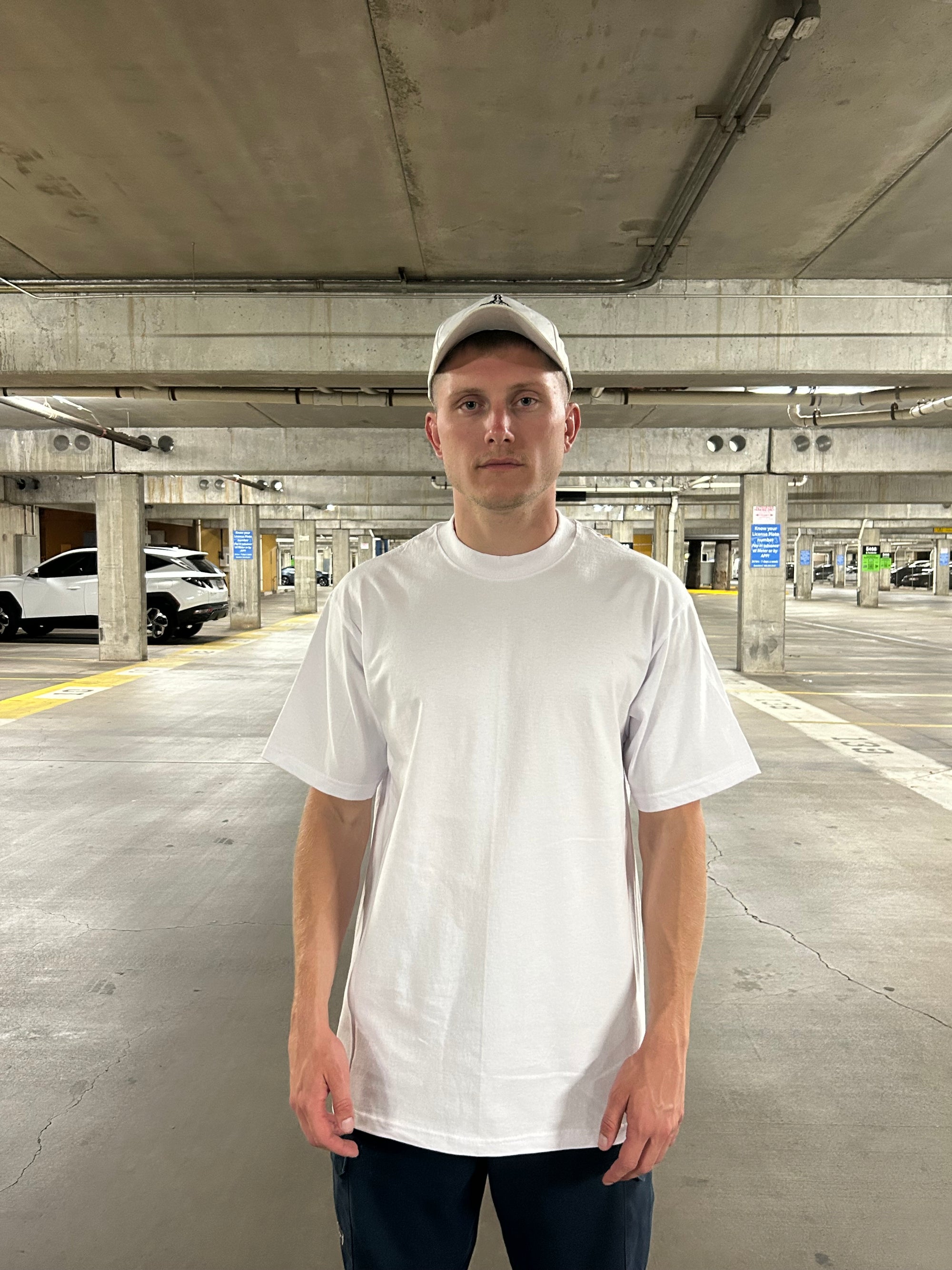 Polar Weight – Heavyweight Oversized White T-Shirt by Shaka Wear | Creator Rack Blanks