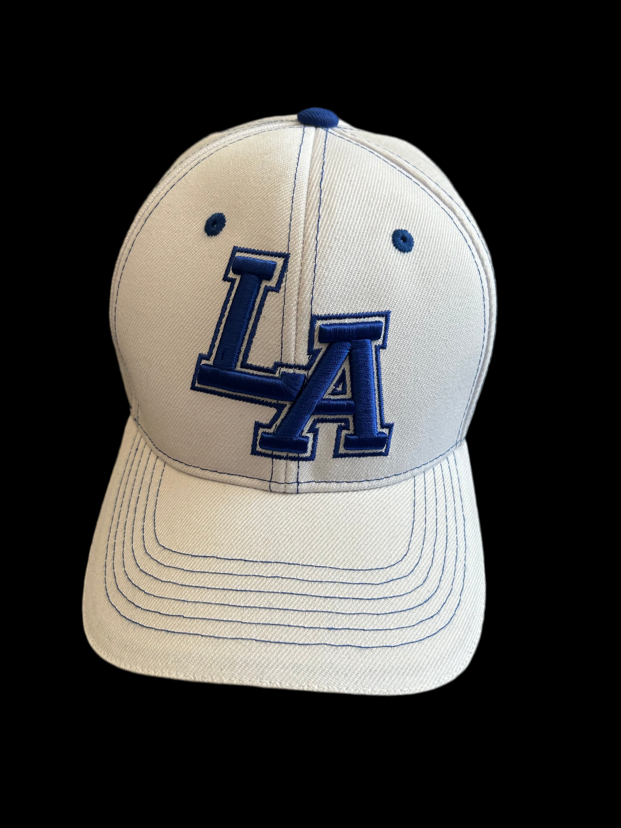 Black LA Embroidered Cap – Velcro Strap