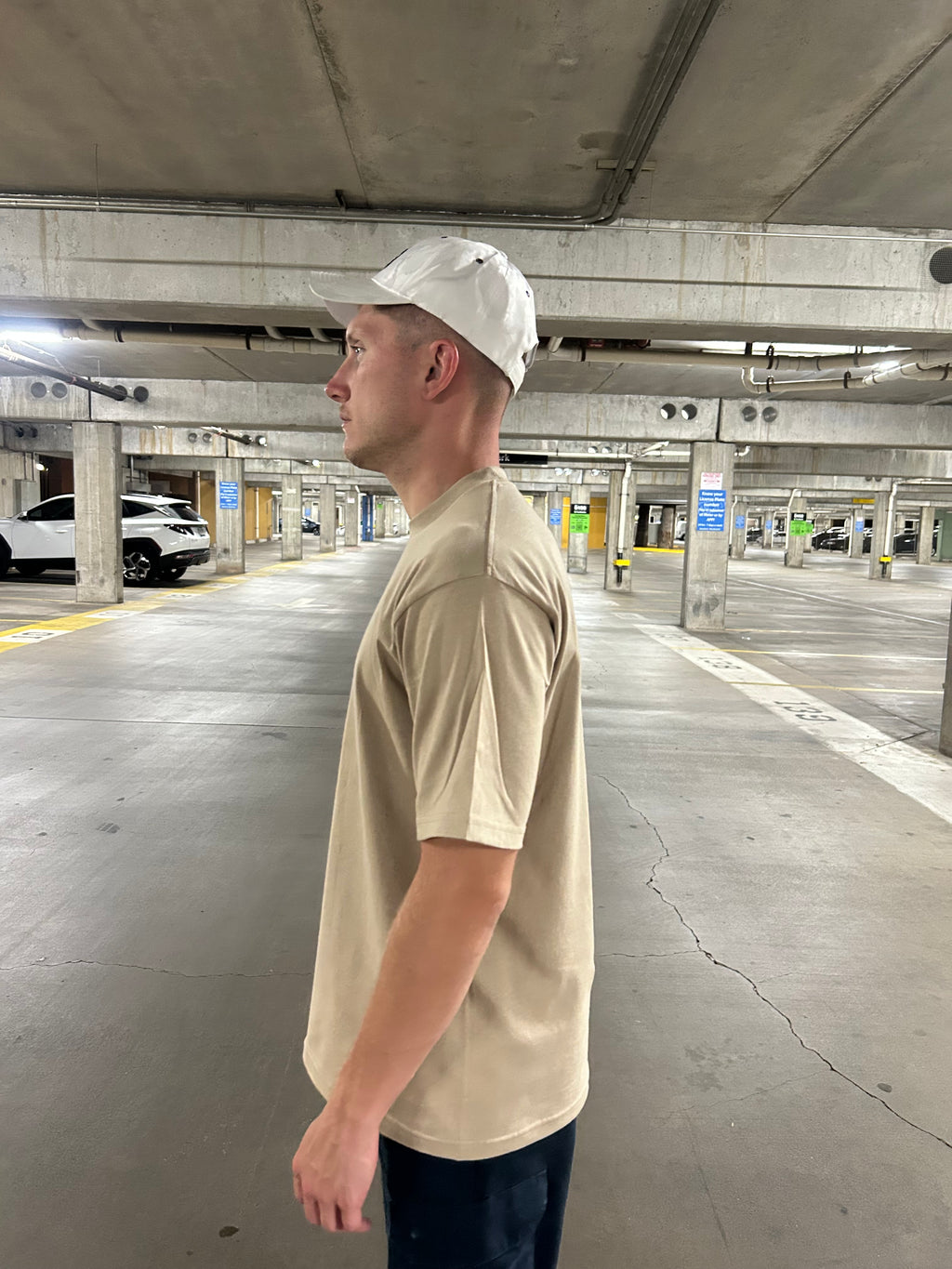 Sand Weight – Heavyweight Beige T-Shirt by Pro Club | Creator Rack Blanks