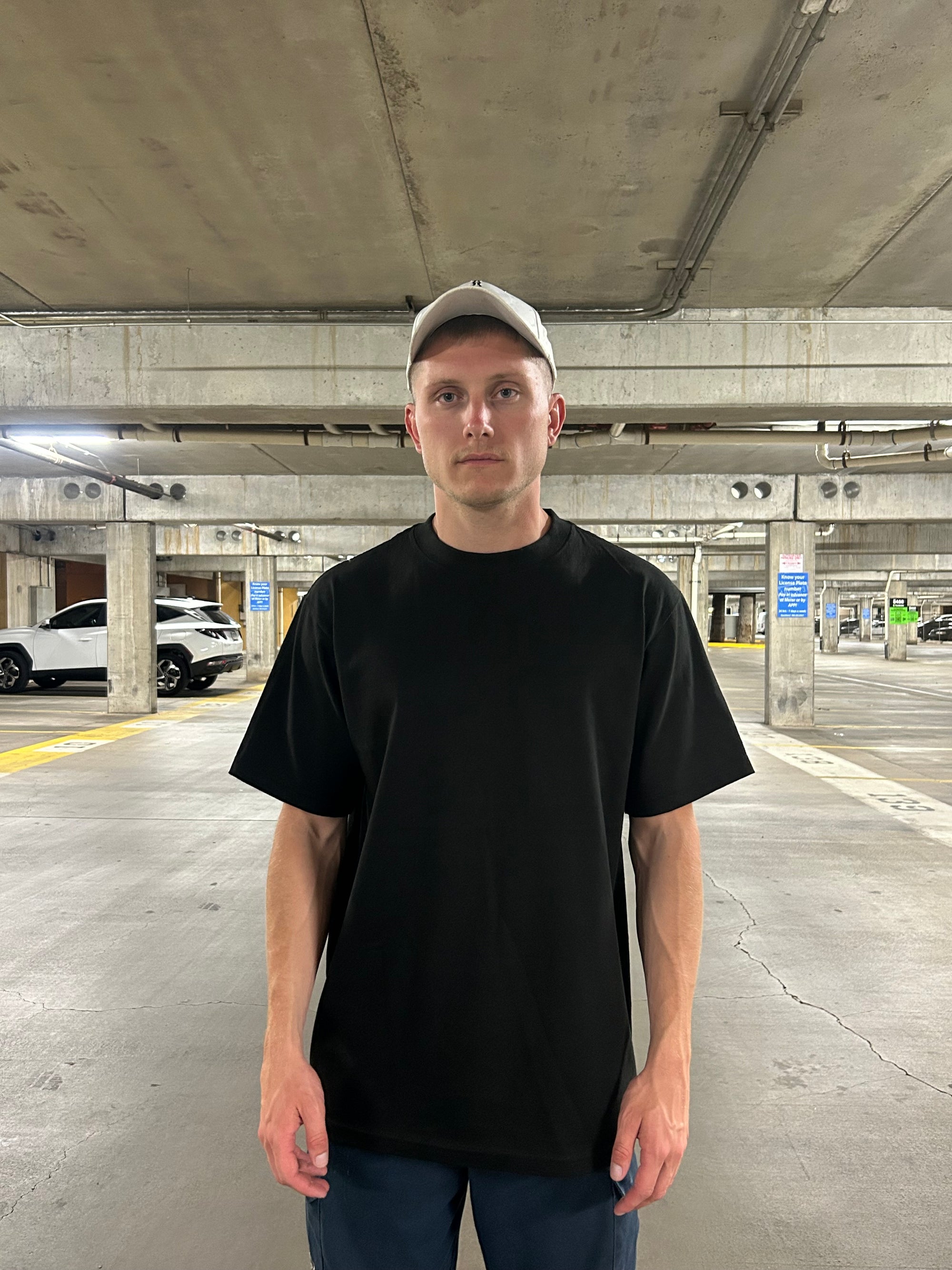 Midnight Weight – Heavyweight Oversized Black T-Shirt by Shaka Wear | Creator Rack Blanks