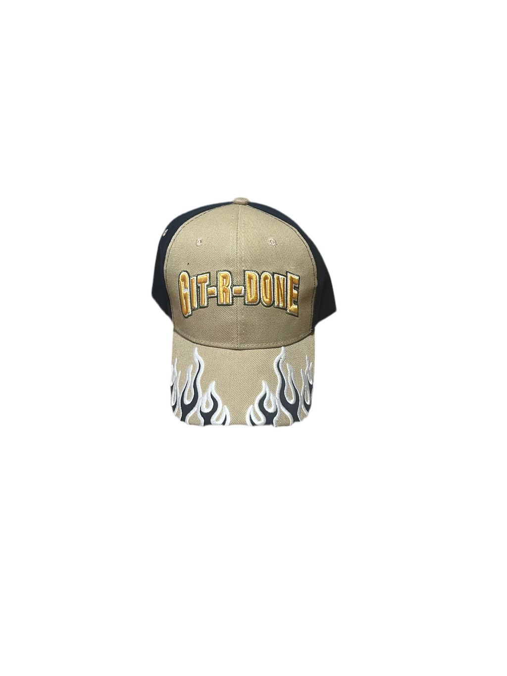 Git-R-Done Flame Visor Hat – Embroidered