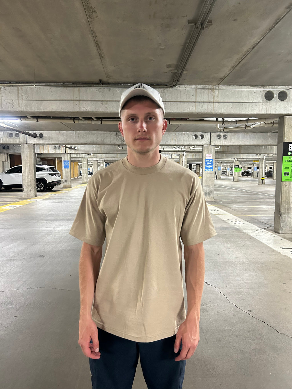 Sand Weight – Heavyweight Beige T-Shirt by Pro Club | Creator Rack Blanks