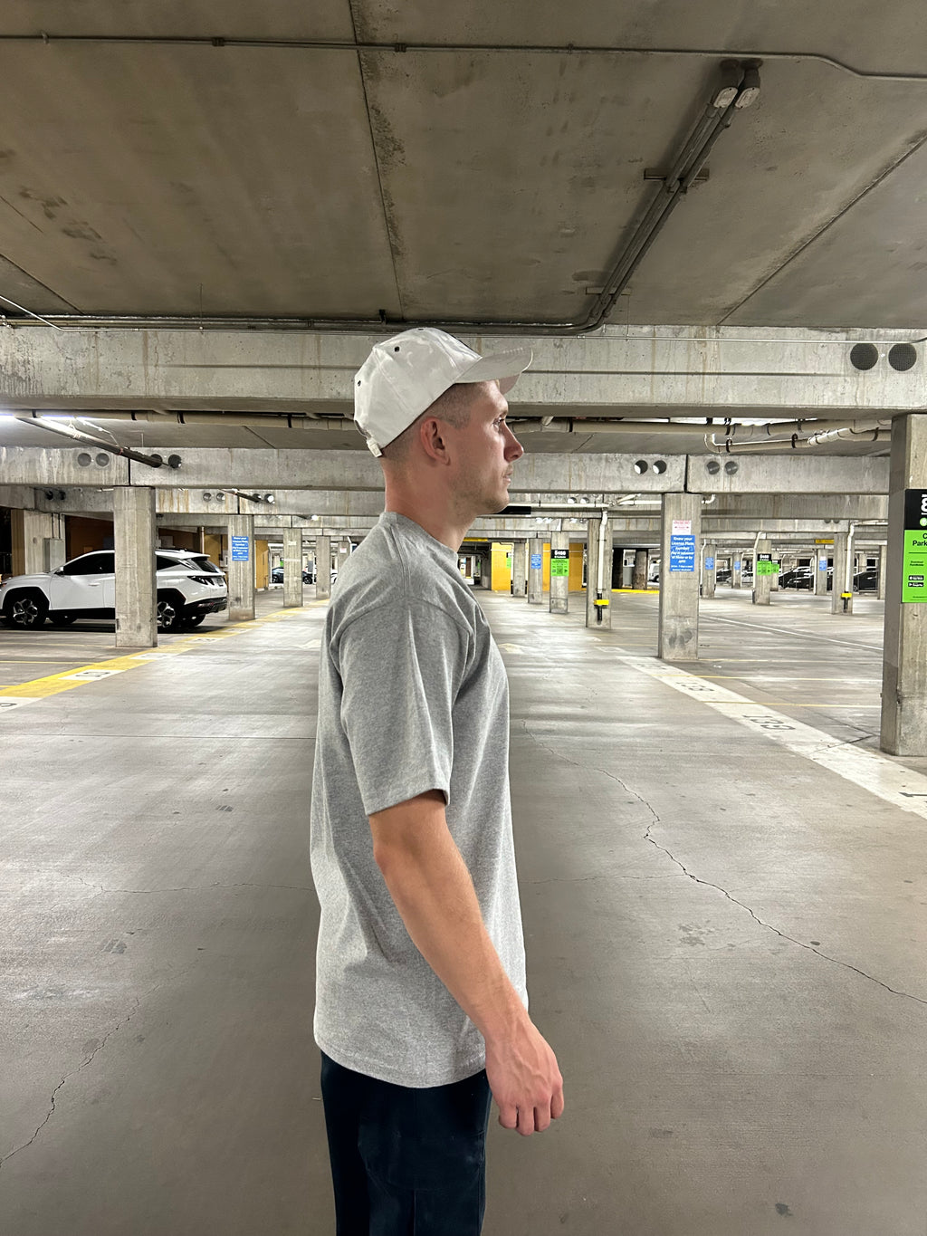 Stone Weight – Heavyweight Light Grey T-Shirt by Pro Club | Creator Rack Blanks