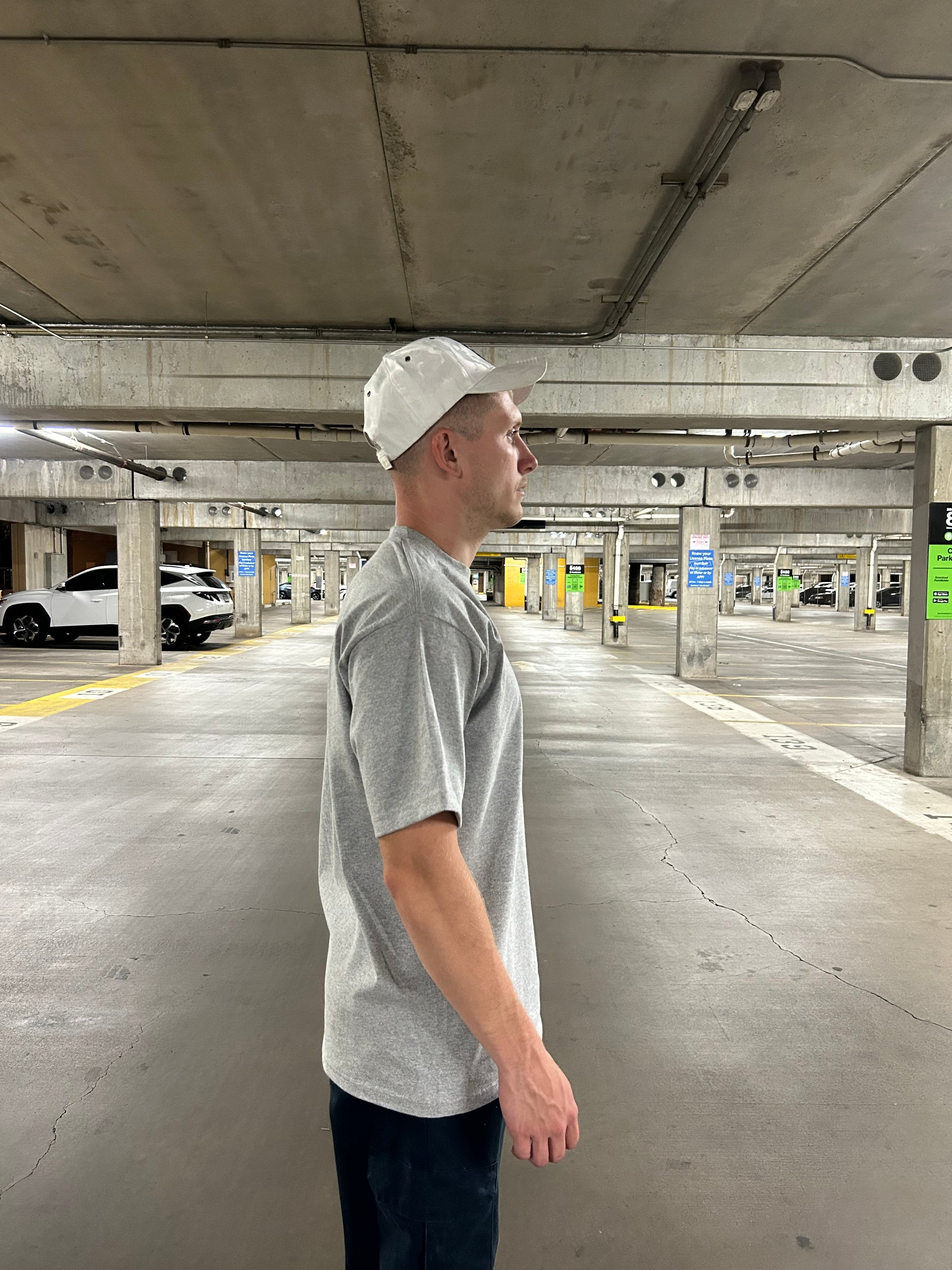 Stone Weight – Heavyweight Light Grey T-Shirt by Pro Club | Creator Rack Blanks