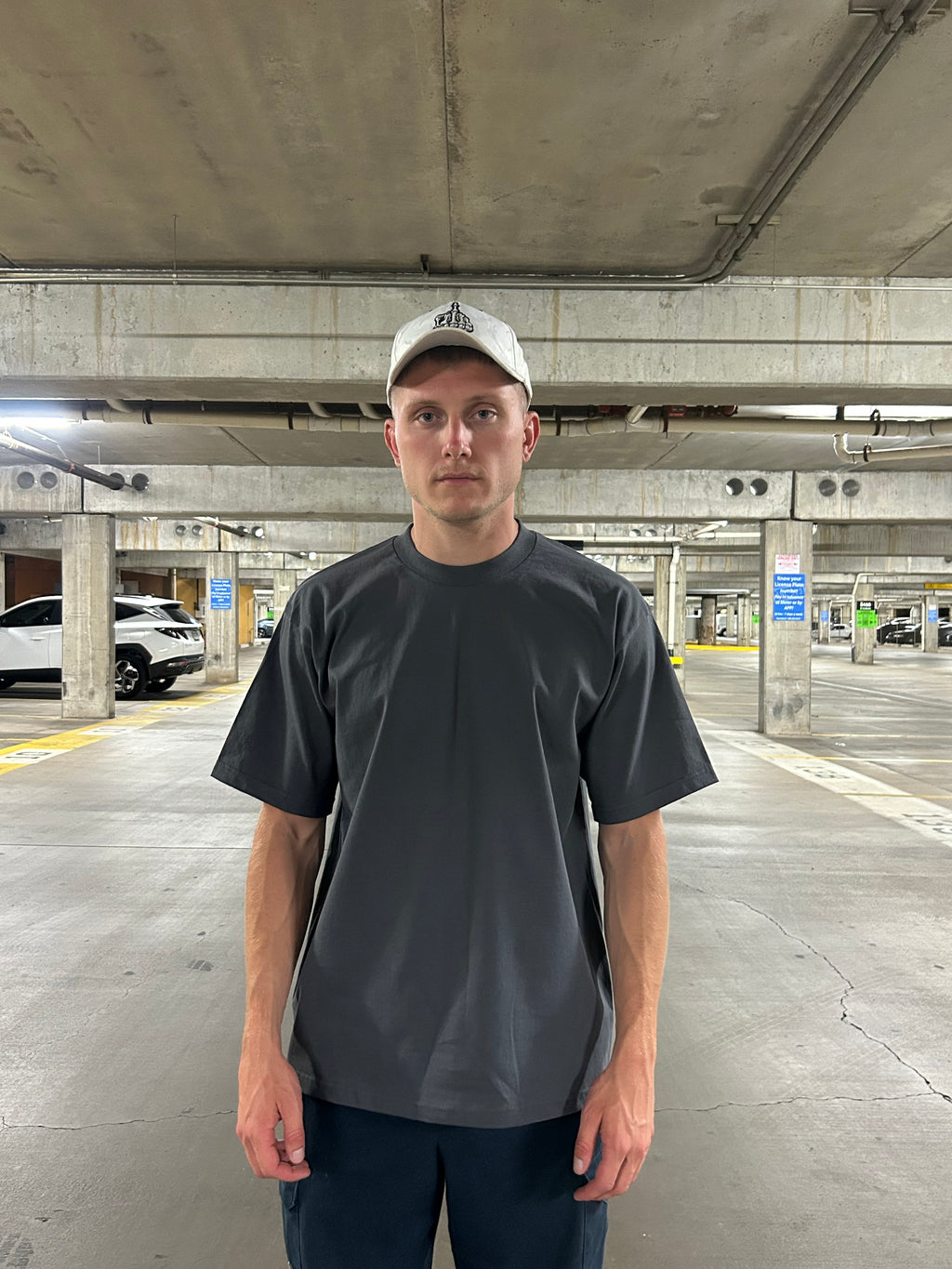 Carbon Weight – Heavyweight Dark Grey T-Shirt by Pro Club | Creator Rack Blanks