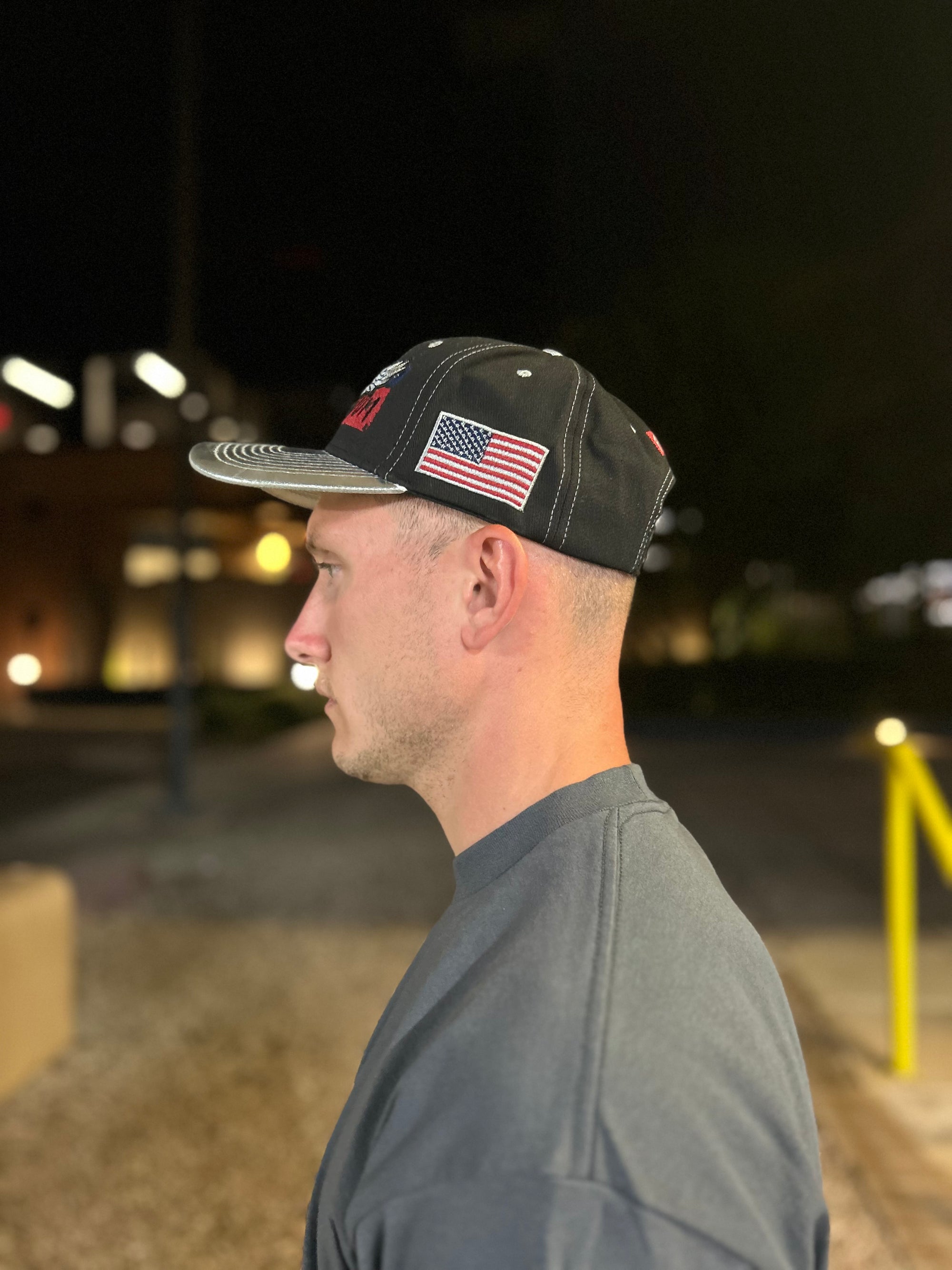 Freedom Eagle American Flag Hat – Embroidered