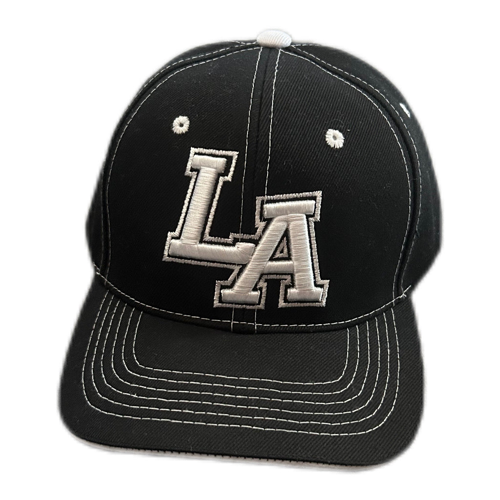 Black LA Embroidered Cap – Velcro Strap