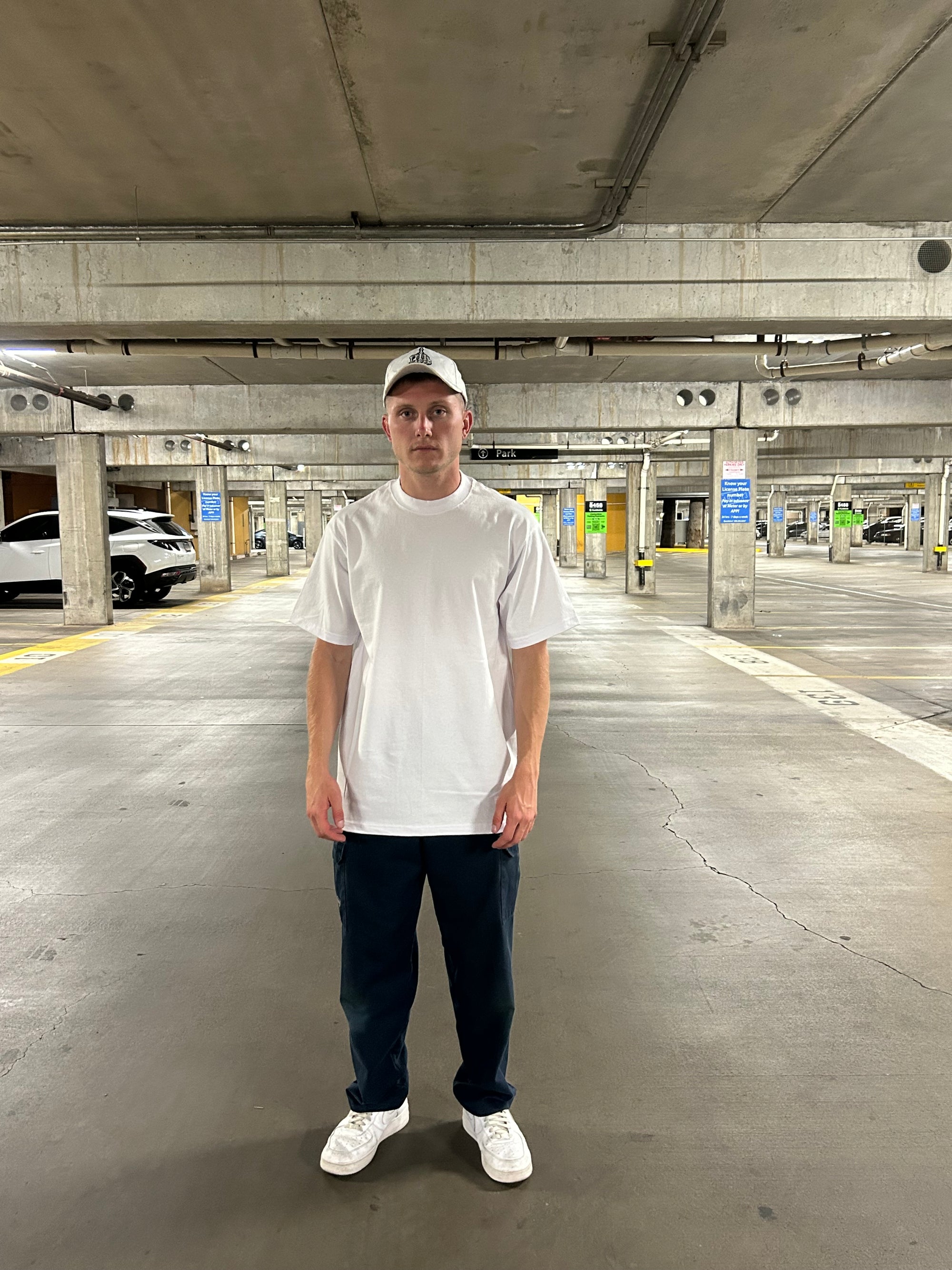 Polar Weight – Heavyweight Oversized White T-Shirt by Shaka Wear | Creator Rack Blanks