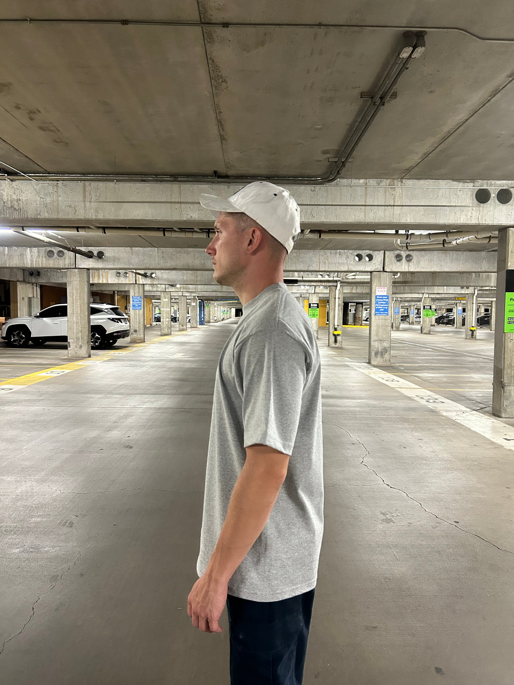 Stone Weight – Heavyweight Light Grey T-Shirt by Pro Club | Creator Rack Blanks