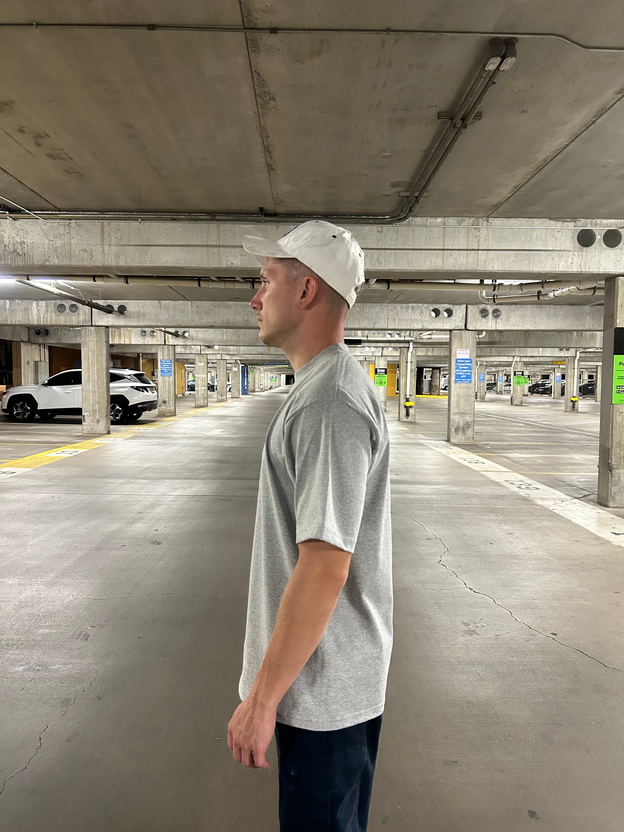 Stone Weight – Heavyweight Light Grey T-Shirt by Pro Club | Creator Rack Blanks