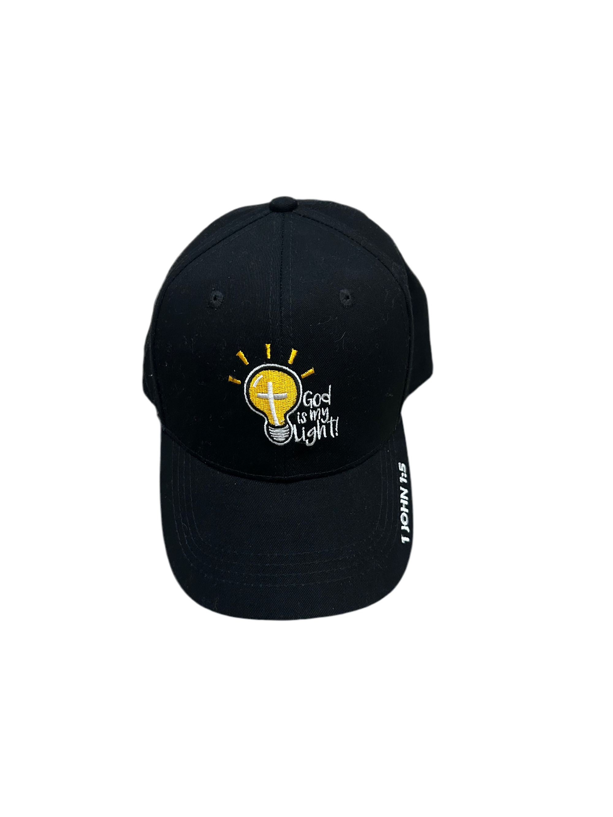 God Is My Light Hat – Embroidered (John 1:5)