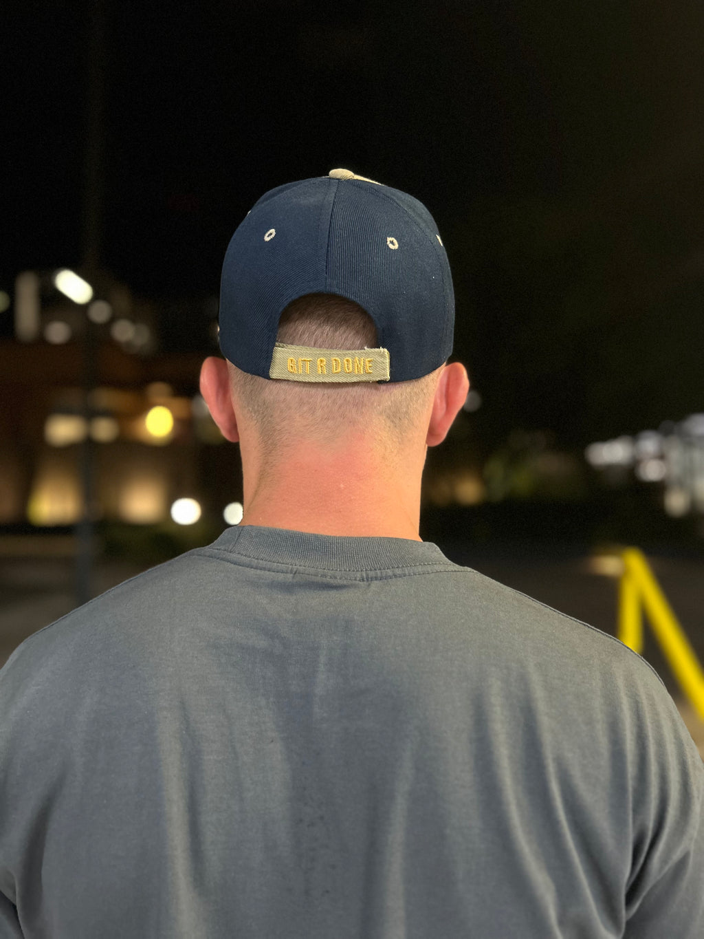 Git-R-Done Flame Visor Hat – Embroidered