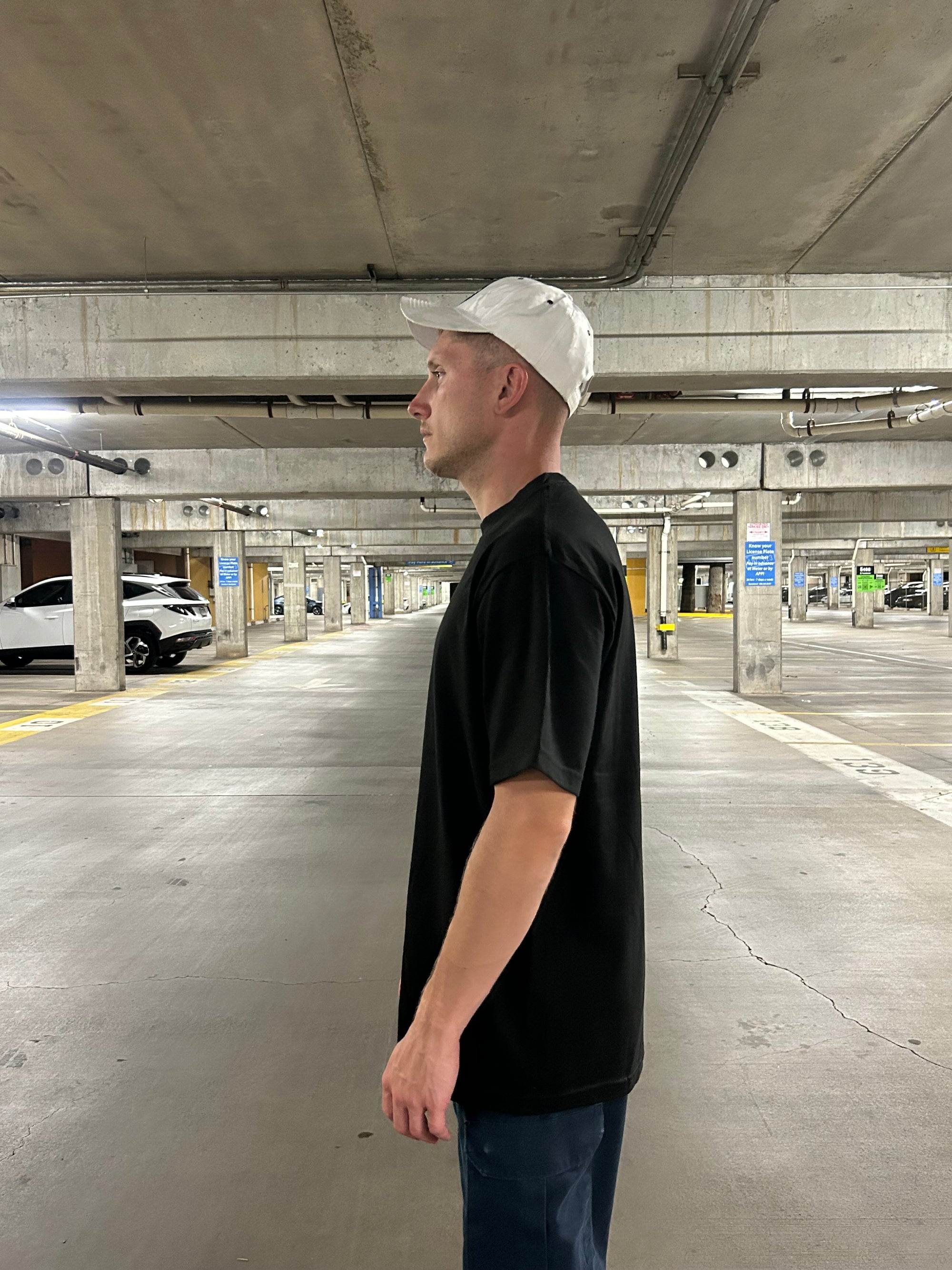 Midnight Weight – Heavyweight Oversized Black T-Shirt by Shaka Wear | Creator Rack Blanks