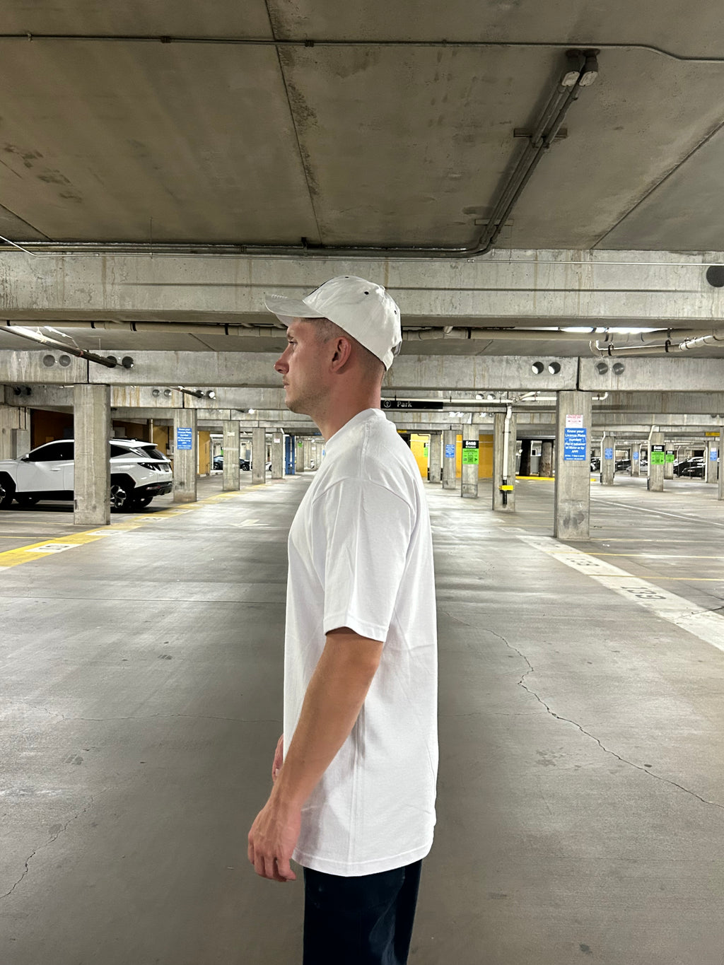 Polar Weight – Heavyweight Oversized White T-Shirt by Shaka Wear | Creator Rack Blanks