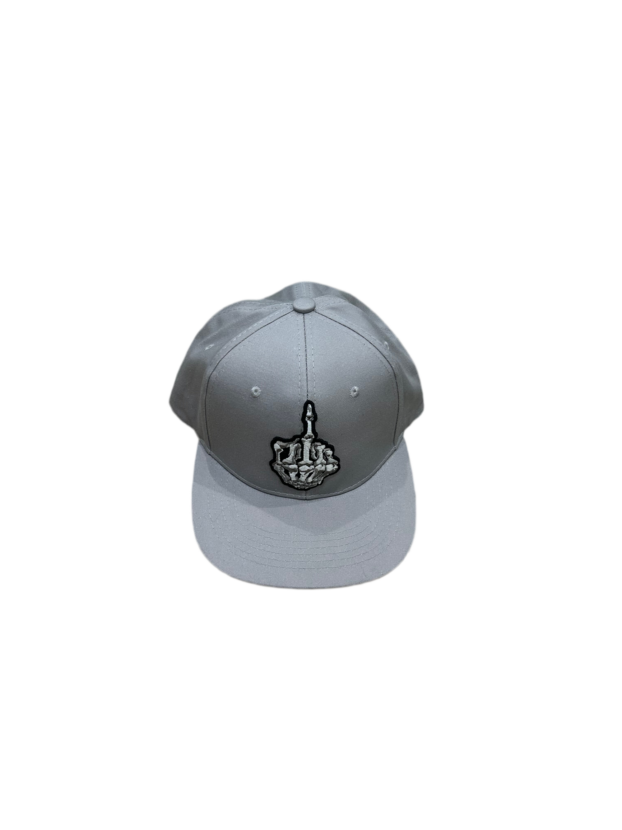 Skeleton Middle Finger Hat – Embroidered