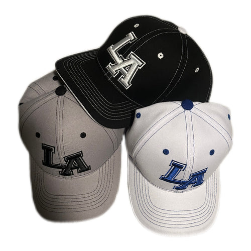 Black LA Embroidered Cap – Velcro Strap