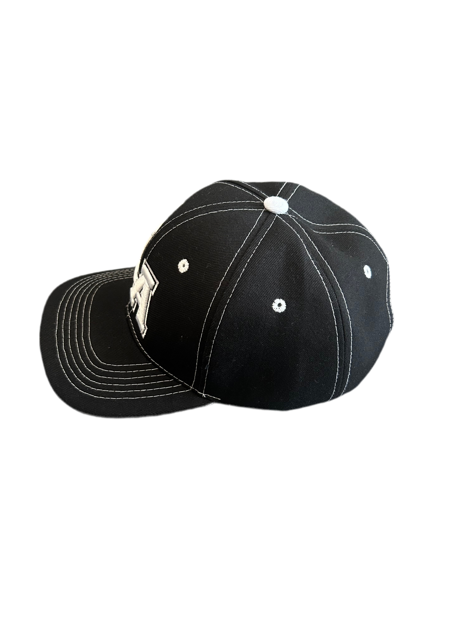 Black LA Embroidered Cap – Velcro Strap