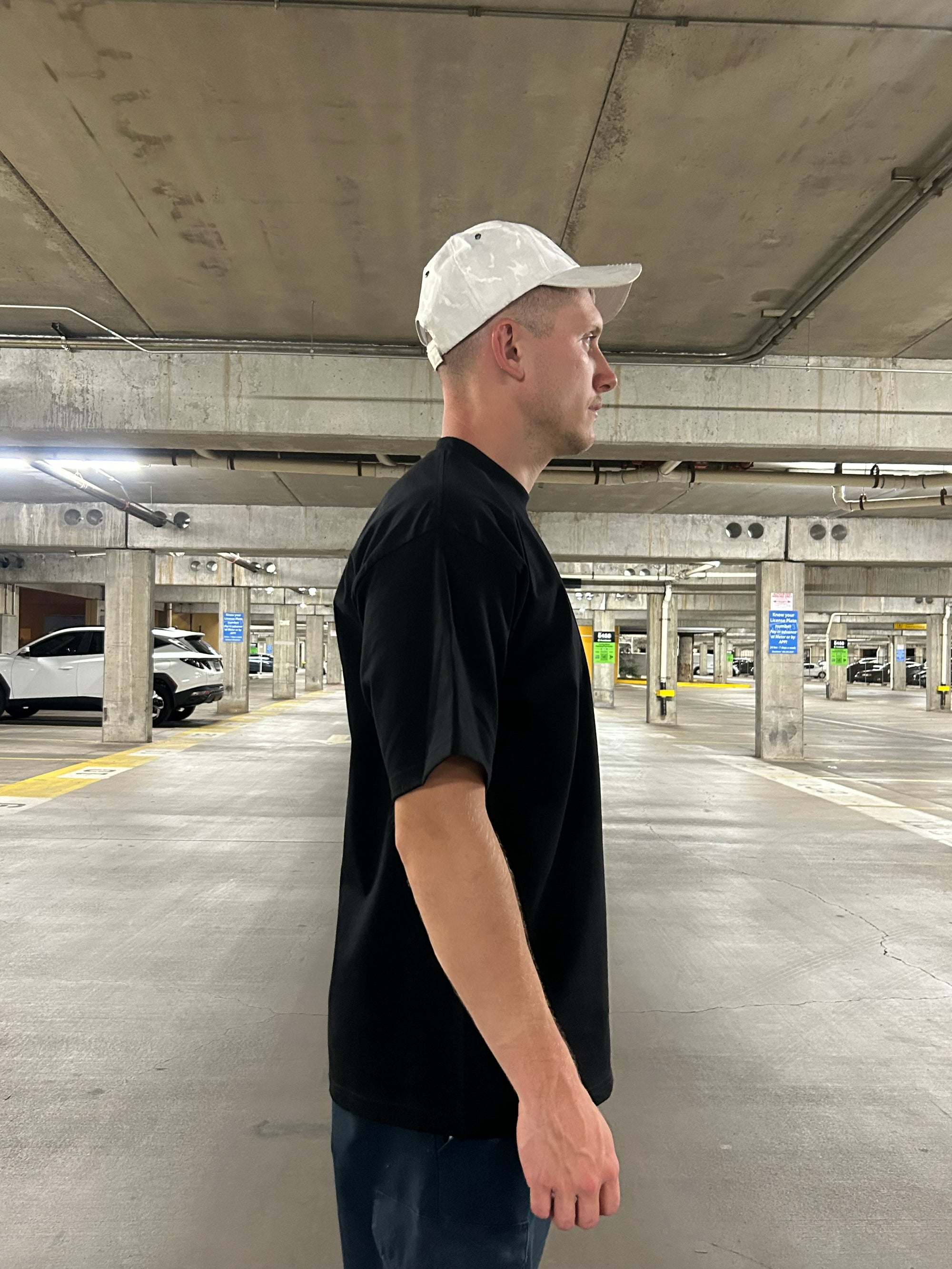 Shadow Weight – Heavyweight Black T-Shirt by Pro Club | Creator Rack Blanks
