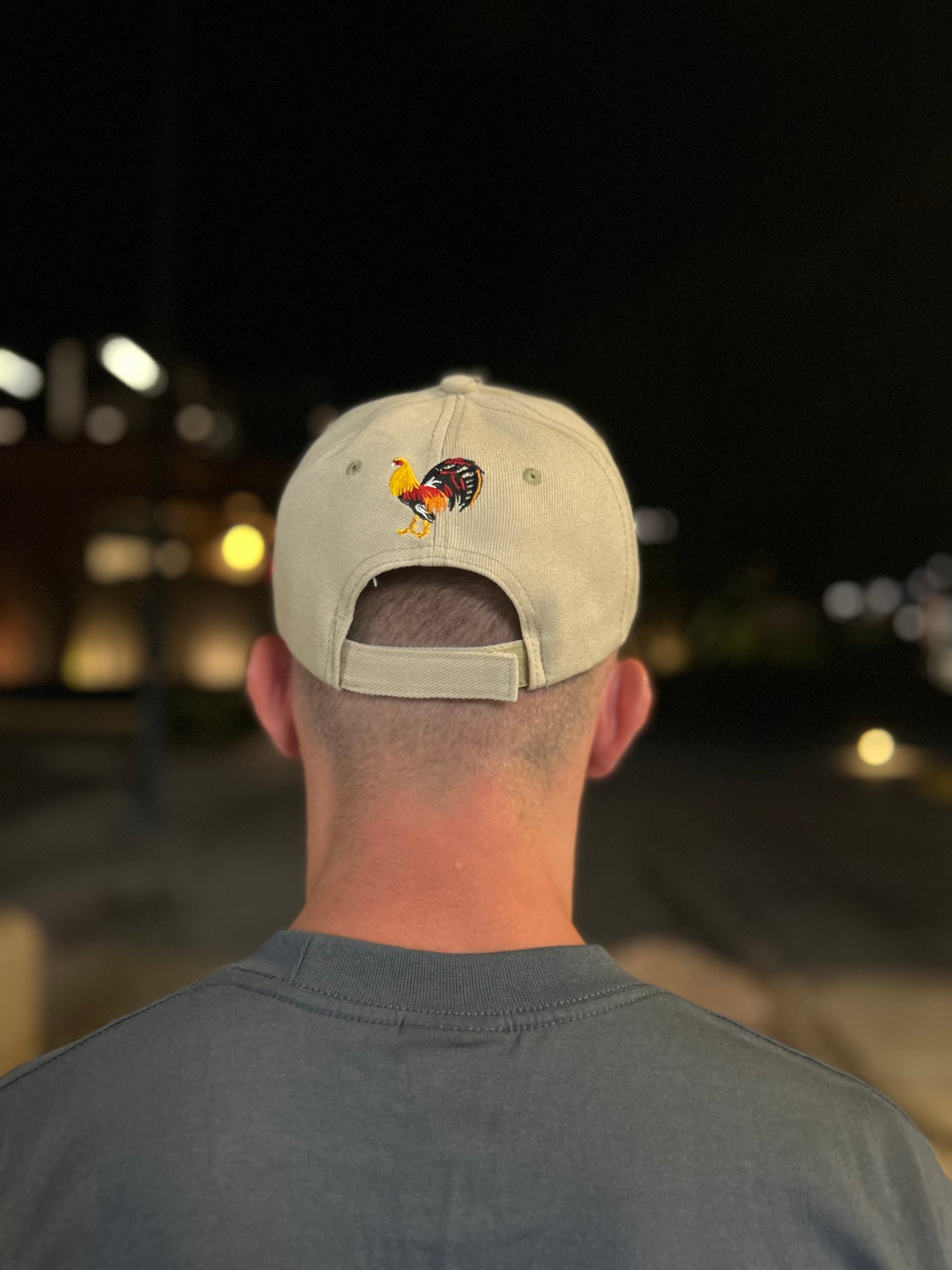 Rooster “Cock Fight” Hat – Embroidered